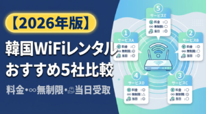 韓国WiFiレンタルおすすめ5社比較