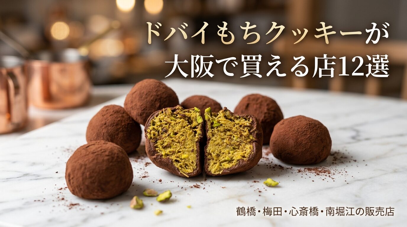 ドバイもちクッキーが大阪で買える店12選