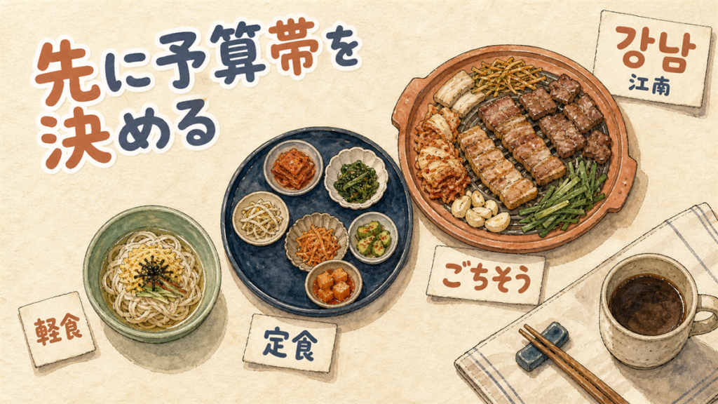 江南グルメのおすすめランチ｜ソウル・カンナムを価格帯とエリアで選ぶ回り方 のアイキャッチ画像