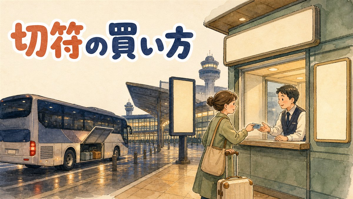 仁川空港の到着ロビーでリムジンバスの乗車券を券売機で購入する旅行者の後ろ姿