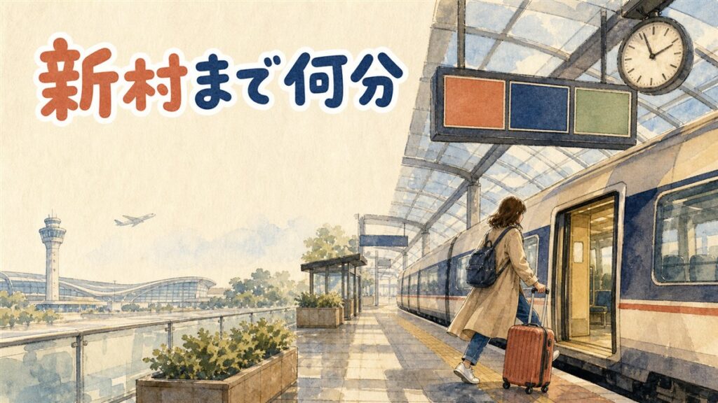 仁川空港から新村(シンチョン)・梨大(イデ)へ何分?運賃比較