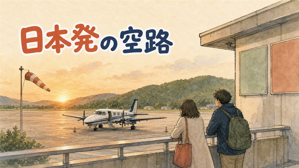 スーツケースを引く旅行者が空港の出発案内板の前で複数の便名を見比べている情景
