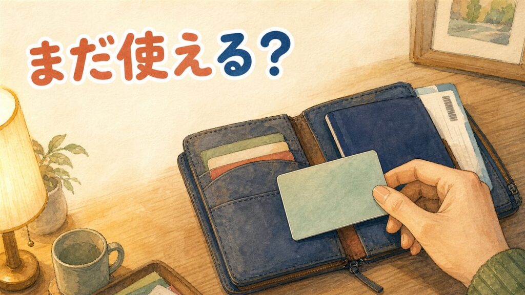 前回のT-moneyは今回も使える?残高と有効期限を確認