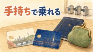 韓国の地下鉄改札で交通カードをタッチする旅行者の後ろ姿