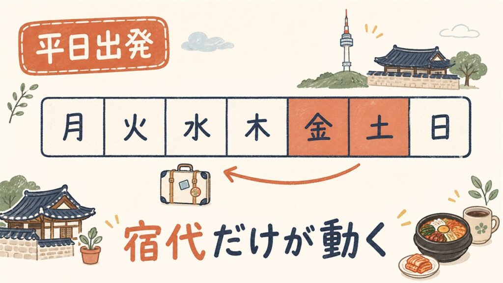 korea-weekday-departure のアイキャッチ画像