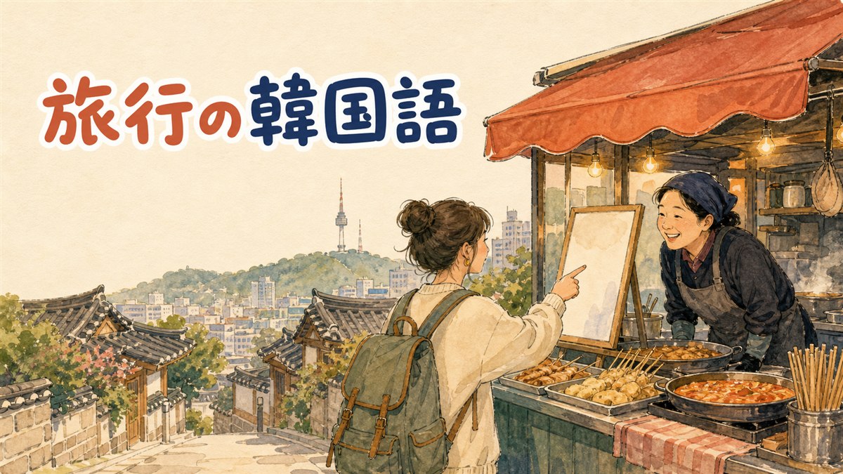 韓国のタクシー乗り場でスマホの翻訳アプリ画面を見せながら行き先を伝える旅行者の女性