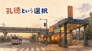 孔徳駅の地下ホームで空港鉄道の案内表示を見上げながらスーツケースを引く旅行者の情景