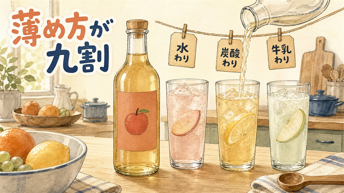 美酢（ミチョ）の飲み方おすすめ｜割り方と味の選び方が一度でわかる のアイキャッチ画像