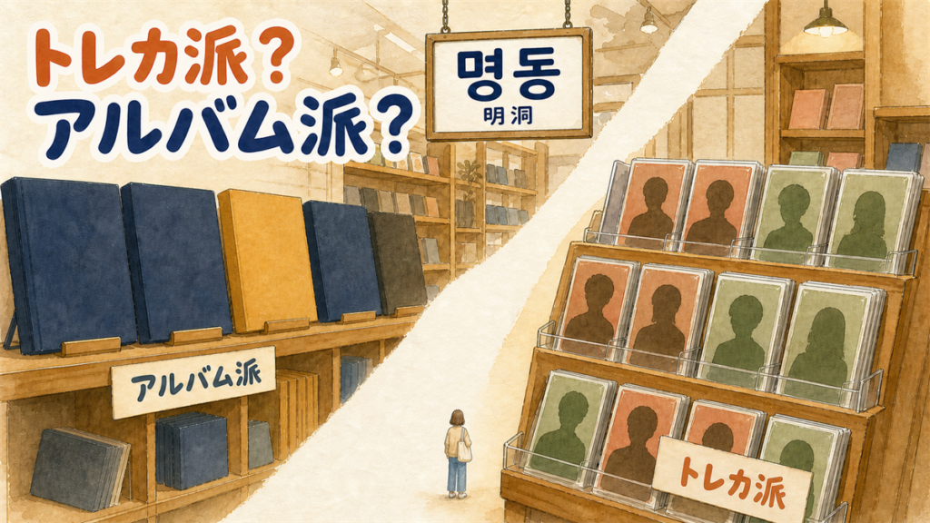 明洞のK-POPグッズ店はどこ？｜公式ショップと専門店の回り方 のアイキャッチ画像