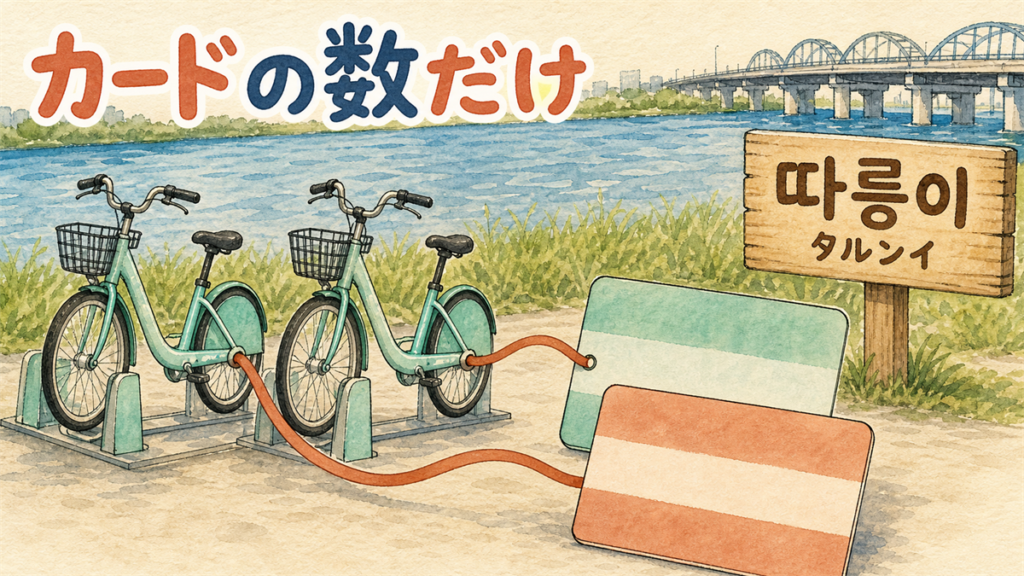 ソウルのレンタサイクル「タルンイ」の使い方｜料金と外国人の借り方を公式情報で整理 のアイキャッチ画像