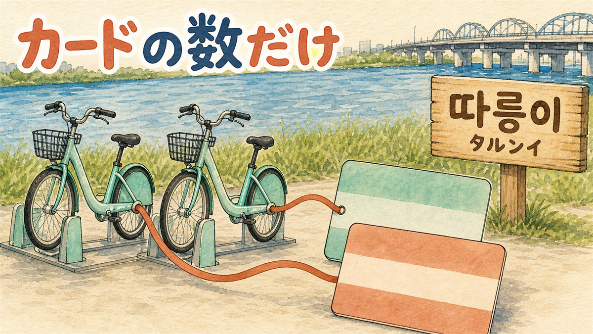 ソウルのレンタサイクル「タルンイ」の使い方|料金と外国人の借り方を公式情報で整理 のアイキャッチ画像