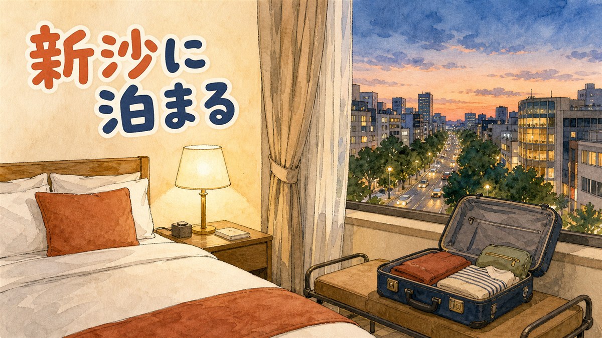 新沙駅の出口を出てすぐカロスキルの並木道の商店街が始まる情景