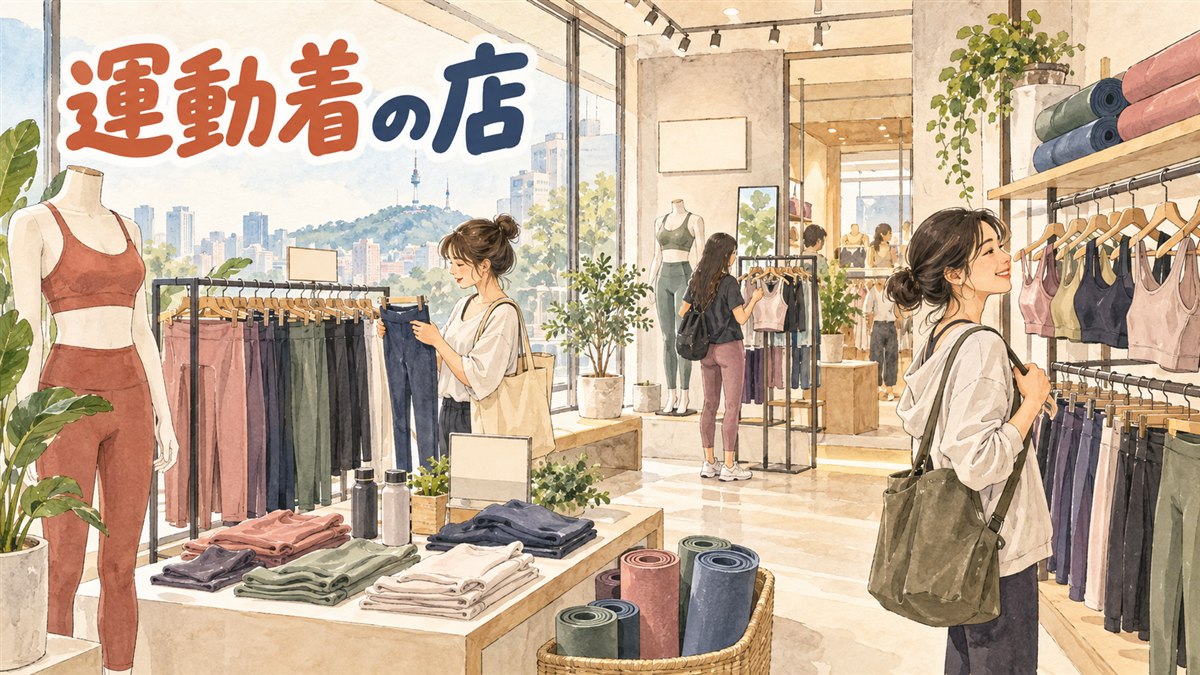 韓国のアンダール店舗と日本の窓口を紹介するイメージ