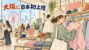 大阪梅田HEP FIVEの外観とBEIDELLIの店舗イメージ