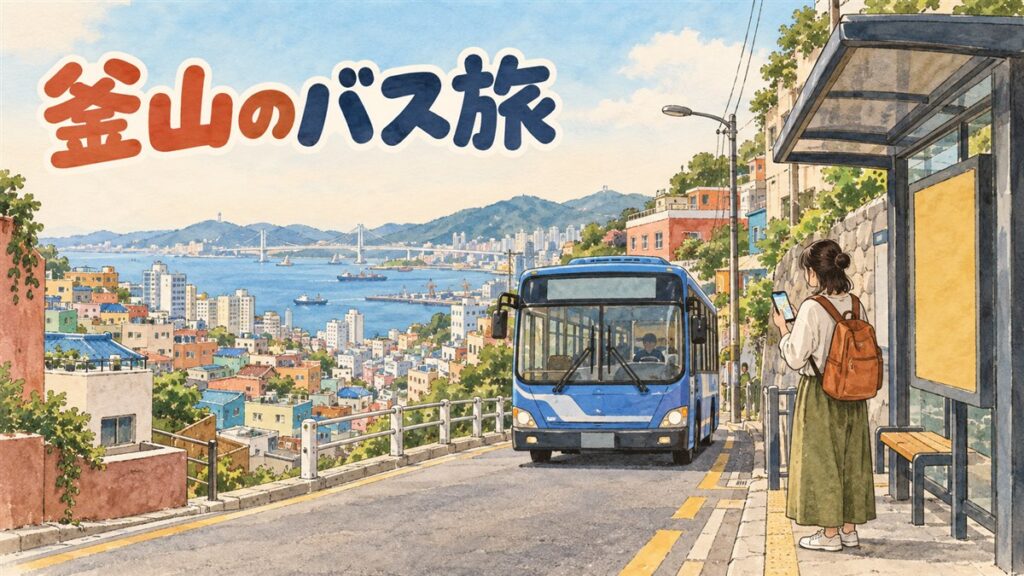 釜山のバスはNAVER地図で乗る？到着時刻の見方とコツ