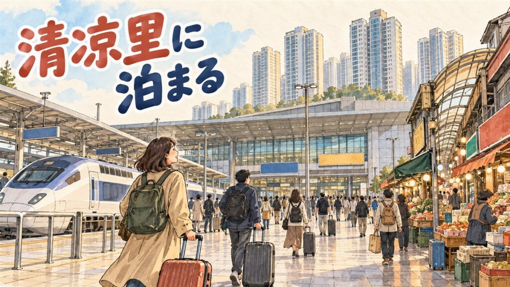 清凉里（チョンニャンニ）に泊まる？江陵KTXの始発駅と市場の街