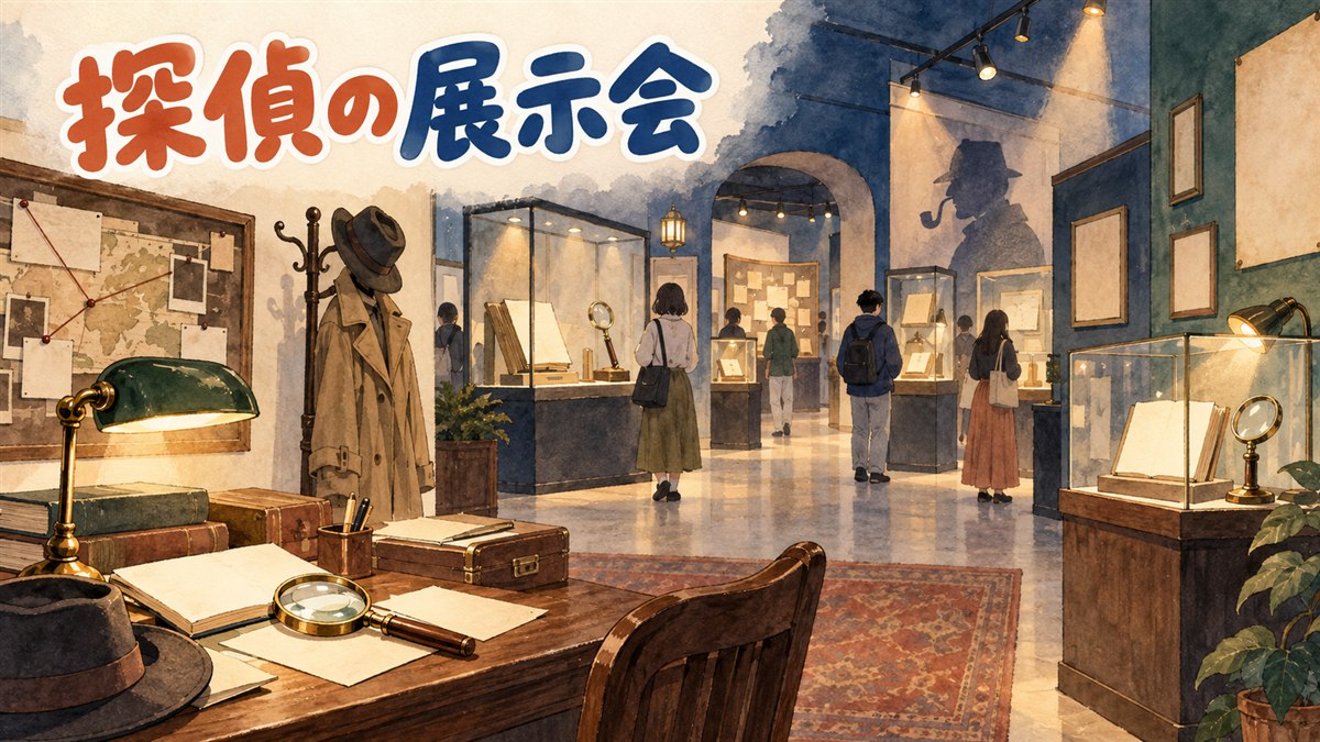 AKプラザ弘大4階Oミュージアムで開催中の名探偵コナンTVアニメ放送30周年記念展の会場イメージ