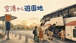 Incheon airport transfer to Everland theme park journey