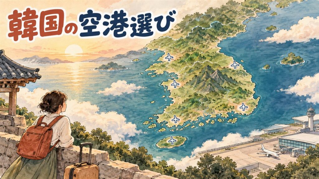 韓国の空港はどこを使う？仁川・金浦・金海・済州の違い