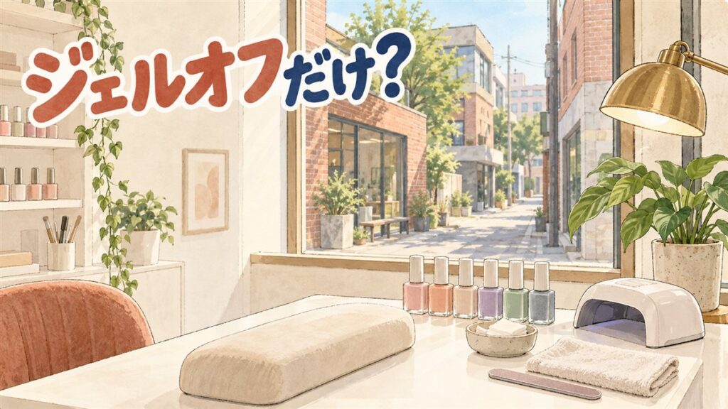 韓国のネイルサロンでジェルオフだけできる？ソウルの店の値段と予約