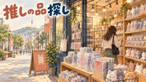 新世界百貨店の催事スペースに銀魂グッズが並ぶポップアップストアの店頭イメージ