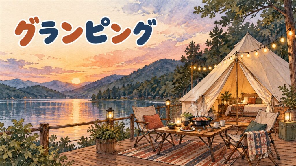 韓国のグランピング予約で海外カードが使えるかを旅行者が確認している情景をイメージした一枚