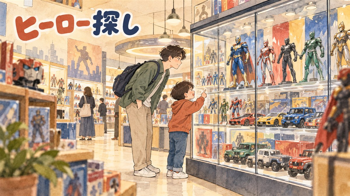 龍山アイパークモールのマーベルコレクション店舗をイメージした写真