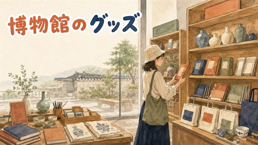 韓国のミュージアムグッズはどこ？国立中央博物館の売り場