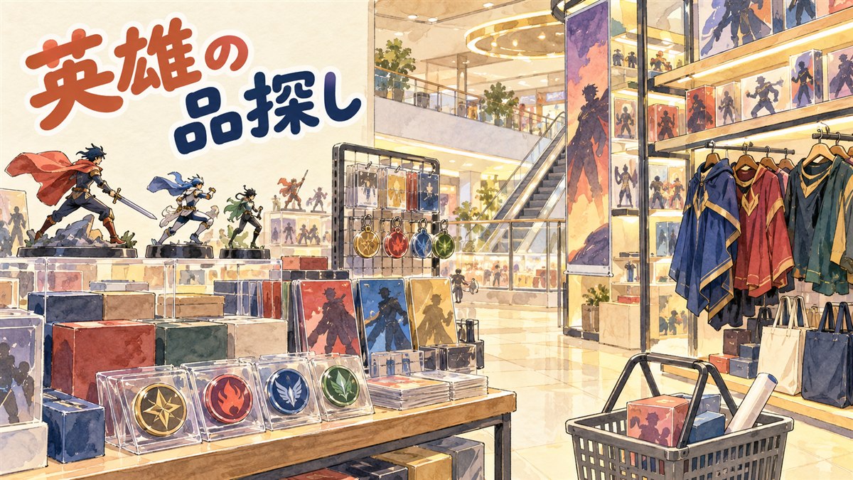 韓国のアニメグッズ専門店に僕のヒーローアカデミアのグッズが並ぶ様子