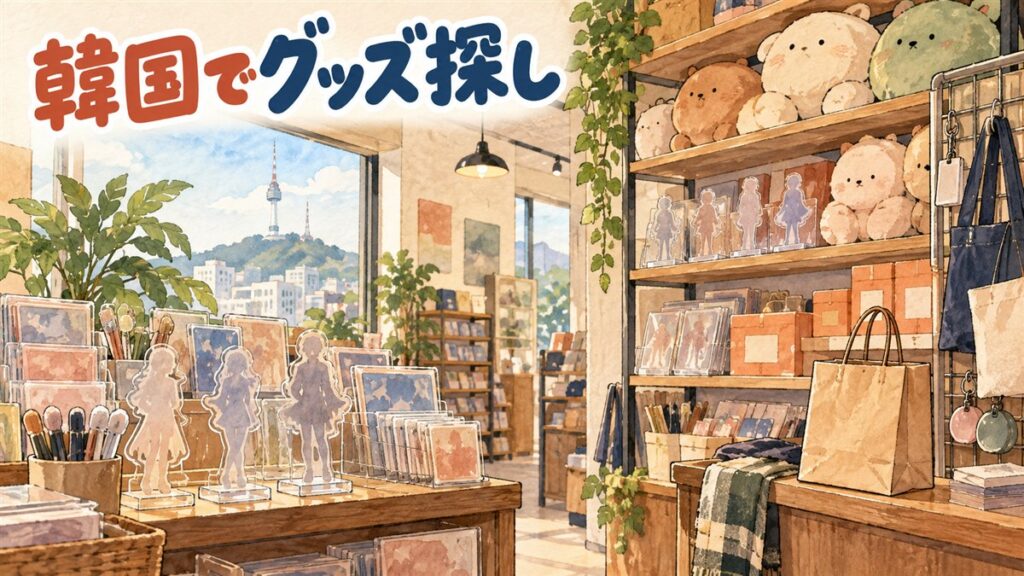 NARUTOのグッズは韓国のどこで買える？常設と注意点