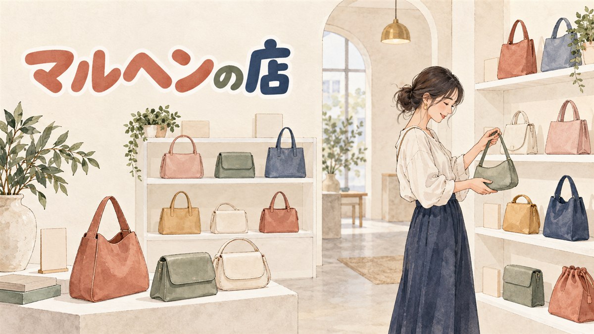 韓国のバッグブランドMARHEN.Jの直営店の雰囲気