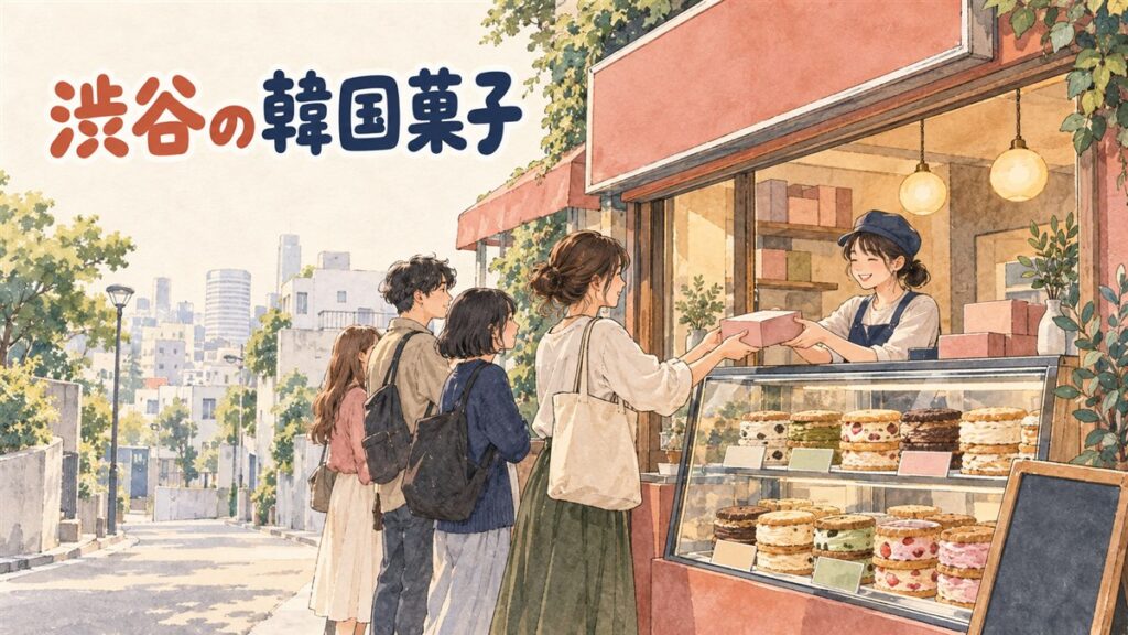 ミルキーショップ東京はどこ？渋谷神南の韓国バターサンド店