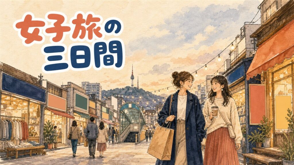 韓国の女子旅は何泊で何をする？2泊3日のコース