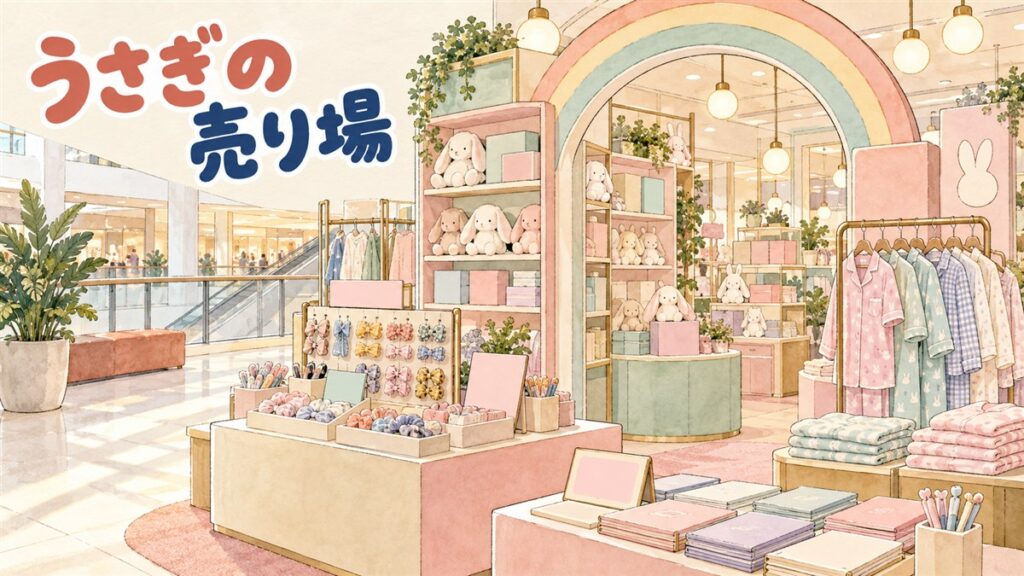 ウサハナのポップアップに行く前に押さえる会期・営業時間・場所・事前予約・支払い・人数の6項目を並べた表の図