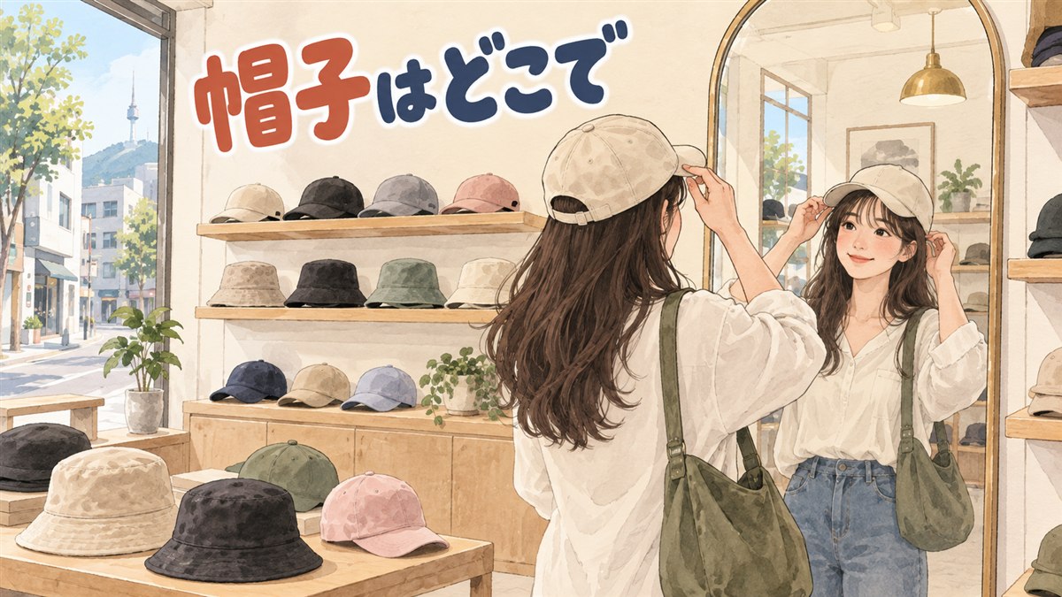 VARZARのオーバーフィットキャップをどこで買うか、韓国と日本の正規の売り場を整理した記事のアイキャッチ
