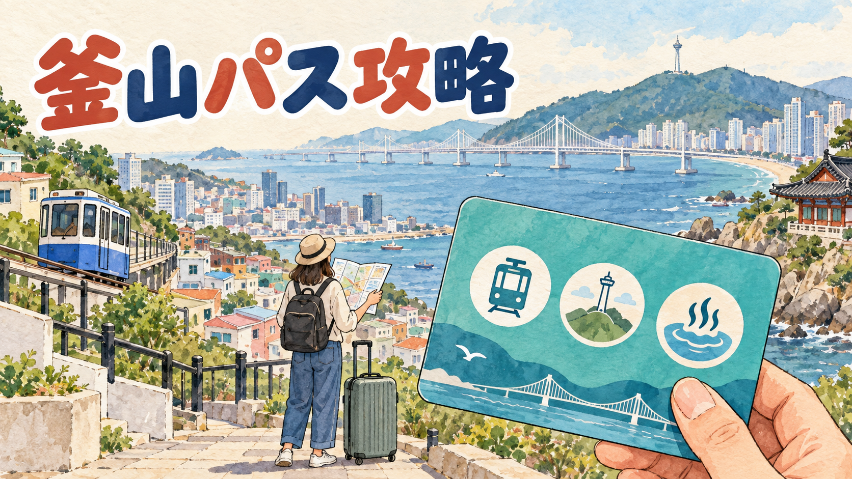 ビジット釜山パス24時間・48時間・BIG券の案内イメージ