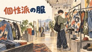 ソウル清潭洞にあるウェルダンの直営店、レアマーケットの外観をイメージした写真