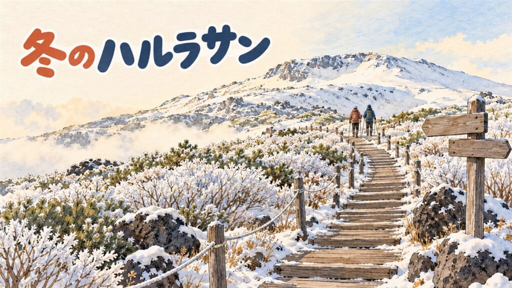 漢拏山（ハルラサン）の冬の入山締切｜登山口ごとの時刻と予約