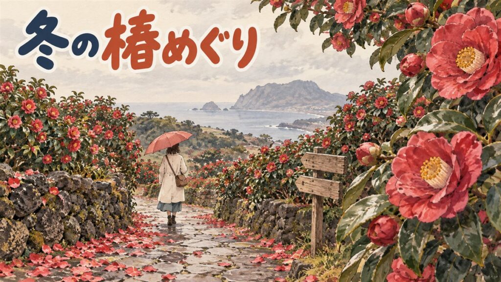 カメリアヒルの入場料と営業時間｜済州の椿の見頃の目安