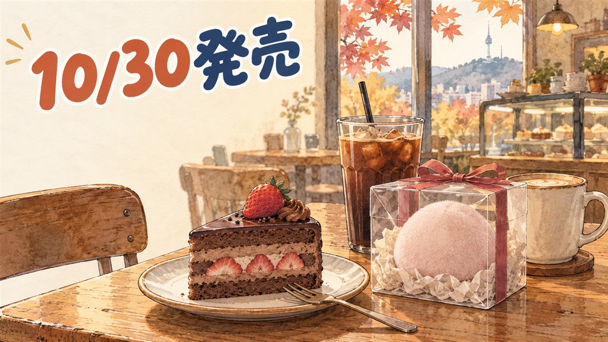 トゥサムプレイスとガナディのコラボの発売日(10月30日)と事前予約の流れを伝えるアイキャッチ